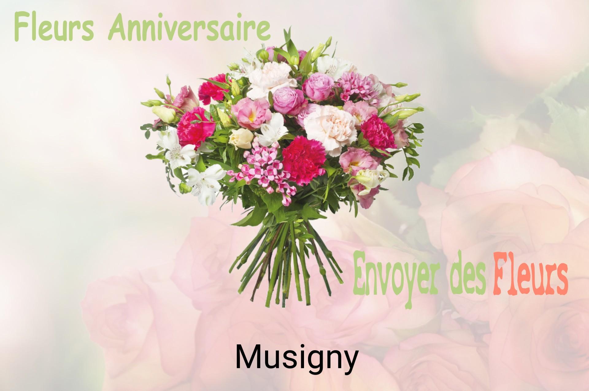 Bouquet de fleurs d’anniversaire livré à Musigny
