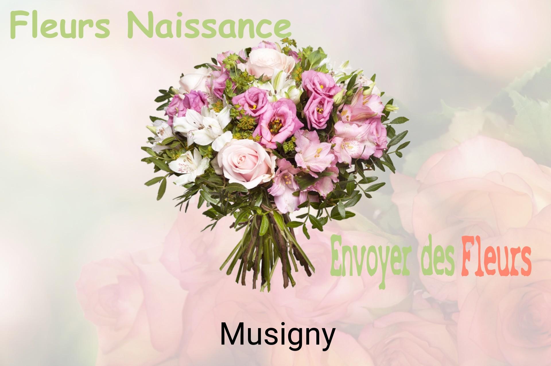 Bouquet de fleurs de naissance livré à Musigny