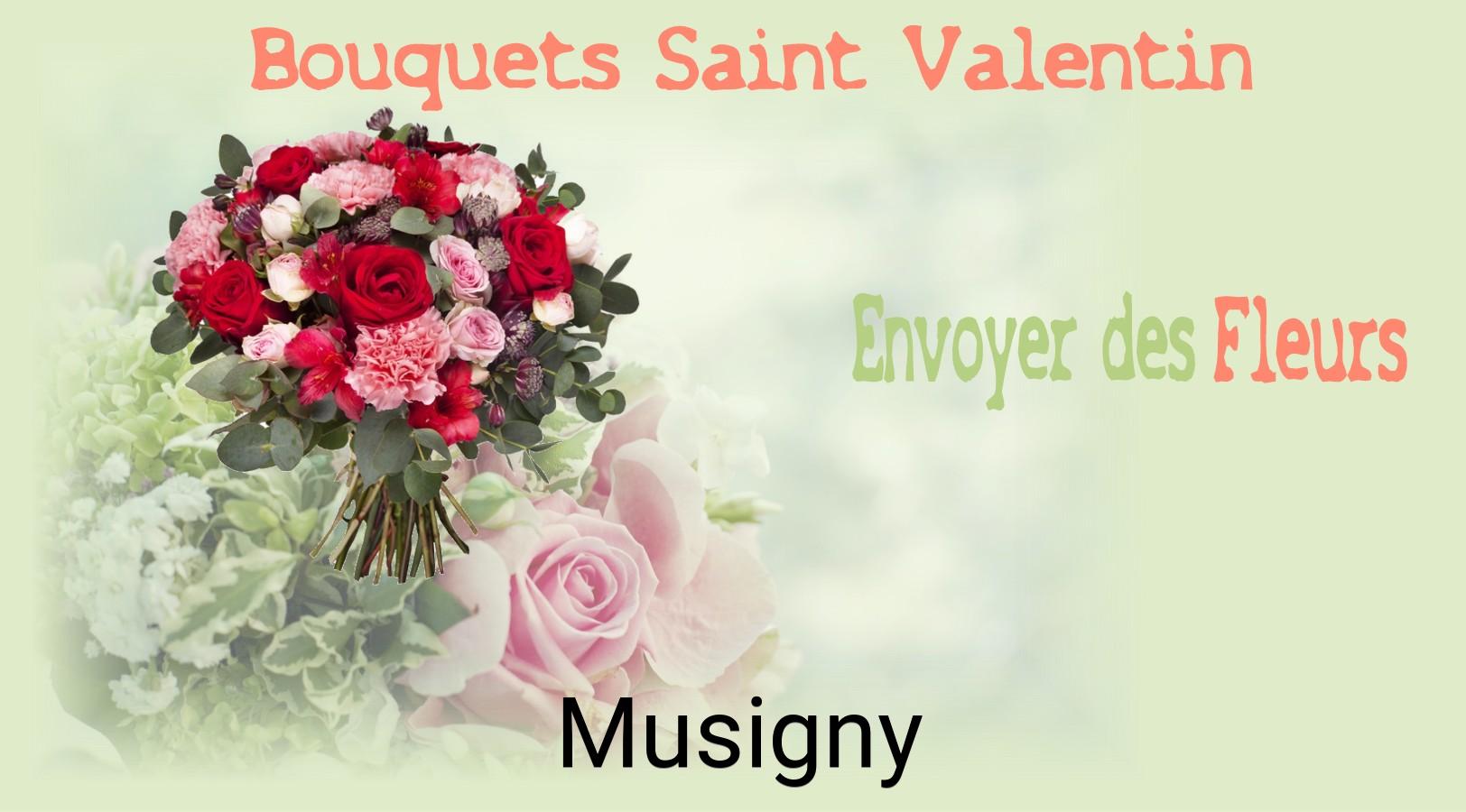 Roses de Saint-Valentin livrées à Musigny